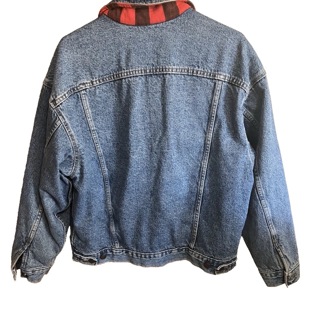 Vintage Levi’s 70417 Type III Trucker Jacket Buffalo Plaid Liner USA Medium - Picture 4 of 15